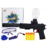 LEAN TOYS Electric Water Bullet Gun su strėlėmis ir apsauginiais akiniais, juoda