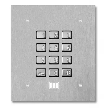 ACO INS-ZS Standalone Combination Lock, Surface-Mounted, Zinc Alloy, 12V DC, IP44, 200 User Codes