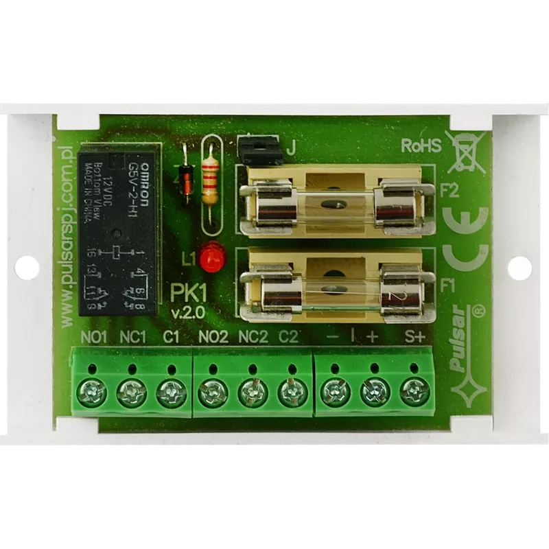 PULSAR AWZ513 Relė Modulis SPDT 2A 10-30V DC DIN Bėgis