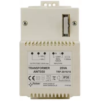 Pulsar AWT050 TRP Toroidinis galios transformatorius 20VA 16V/18V