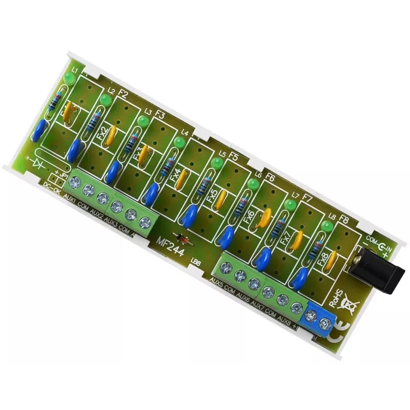 Pulsar AWZ578 8 kanalų saugiklių modulis 1A