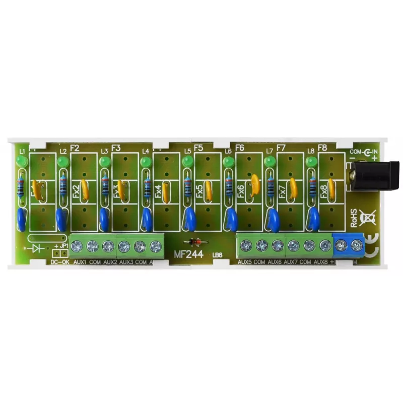 Pulsar AWZ578 8 kanalų saugiklių modulis 1A
