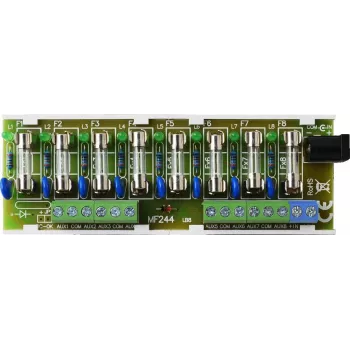 PULSAR AWZ580 saugiklių modulis, 8 kanalų, 1A kanalui, 10-30V DC