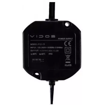 VIDOS P12/15 Maitinimo blokas 12V 1.5A, bėgelinis (DIN rail)
