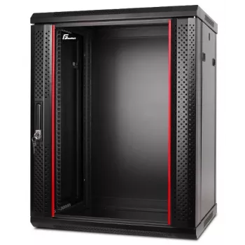 GETFORT CALI 19 inch 15U Sieninis Rack Spintelė 600x450 mm Juoda