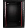 GETFORT CALI 15U 600x550 Sieninis Dviejų Sekcijų Spintos Rėmas Juodas
