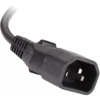 Getfort GF-9R30/IEC 1U 19 colių stovo PDU su 9x IEC C13 lizdais, 16 A, 3 m kabeliu, juoda