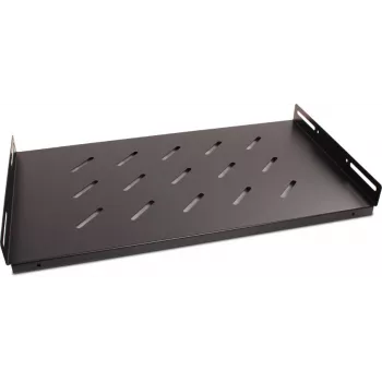 Getfort 45cm 19 inch 1U Fixed Shelf for Rack Cabinet - Black