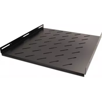 Getfort fiksuota lentyna 19 inch 1U 800 mm gylio, 50 kg apkrova, juoda