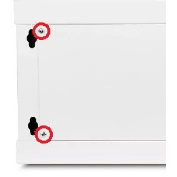 GETFORT ECO v2 19 inch 4U 600x450 Sieninis spintos stovas, pilkas (RAL 7035)