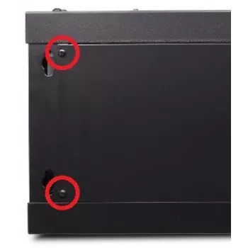 GETFORT ECO v2 19 inch 9U 600x450 sieninis serverio stovas juodas
