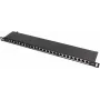 GETFORT PGF-6FTP24-B8 FTP Cat.6 24-Port Patch Panel 0.5U Black