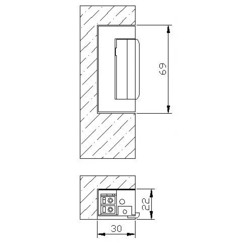 ELEKTRA-PLUS Electric Door Strike R4 su atmintimi ir mechanine blokada simetrinis 24V 7544
