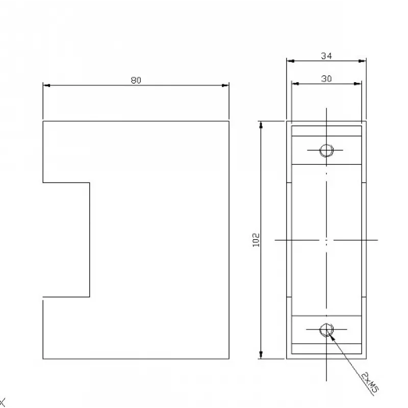ELEKTRA-PLUS KASETA ELEKTRA R1 išorinė roletų kasetė, aliuminis, 165x165 mm, paviršinis/įleidžiamas montavimas, RAL spalvos