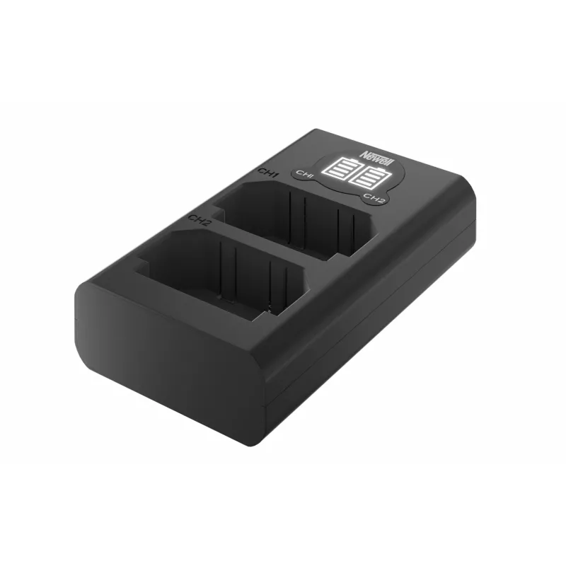 Newell DL-USB-C dviejų kanalų įkroviklio rinkinys su 2 NP-FZ100 baterijomis, skirtas Sony