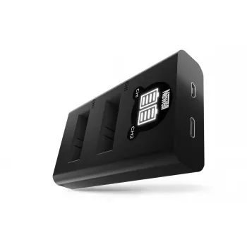 Newell DL-USB-C dviejų kanalų įkroviklis ir 2 SPJB1B baterijos, skirtos GoPro 8