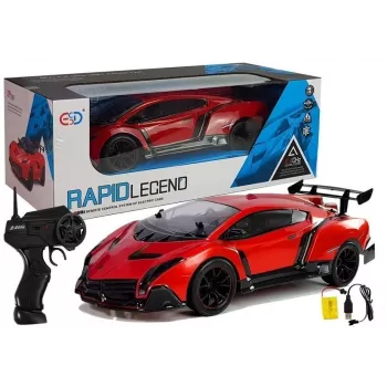 LEAN TOYS nuotoliniu valdymu sportinis automobilis 1:16 mastelio 2.4 GHz