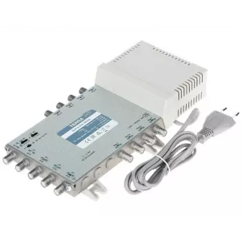 TERRA Multiswitch MR-508 5 in/8 out palydovinio ir antžeminio TV signalo skirstytuvas