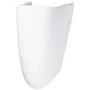 DEANTE Jasmin Half-Pedestal for Washbasin - White Ceramic Wall-Mounted