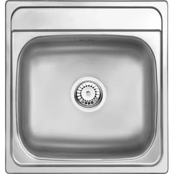 DEANTE ZHM 3100 1-Bowl Granite Composite Kitchen Sink, Onyx Black, 530x500 mm