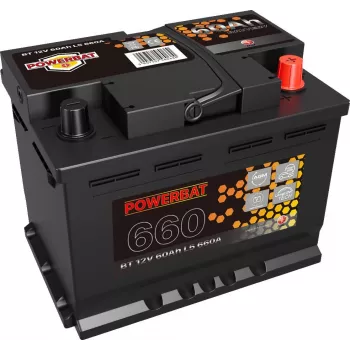 POWERBAT L1 12V 50Ah AGM Start-Stop akumuliatorius