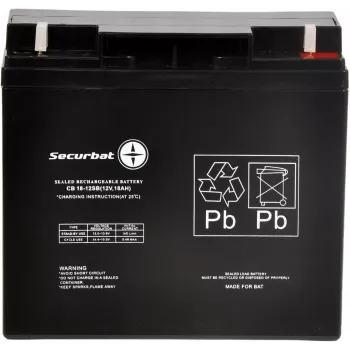 POWERBAT SECURBAT 18-12 AGM akumuliatorius 12V 18Ah