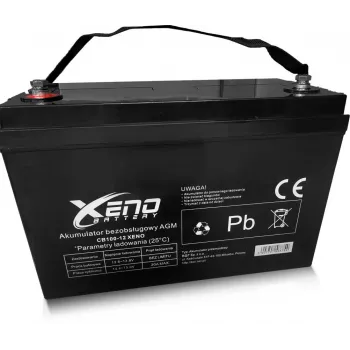 BAT Xeno Black 12V 100Ah AGM akumuliatorius