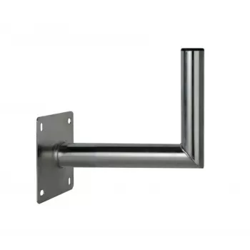 CORAB USL-48/250AL Kampinis sieninis laikiklis 48 mm strypui, 250 mm iškyša, aliuminis, sidabrinis