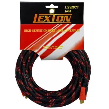 LEXTON HDMI-HDMI v1.4 laidas 10 m, juodas