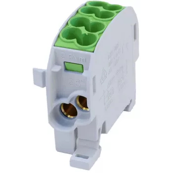SIMET SCB 25 Branch Distribution Block Al/Cu 80-110 SIMBLOCK, Green 81501005
