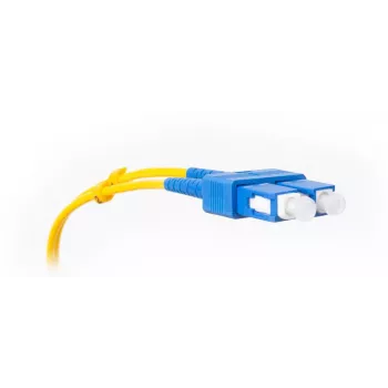GETFORT GF-SUSUD5 Vienmodis SC/UPC į SC/UPC Duplex šviesolaidinis jungiamasis laidas 5 m geltonas