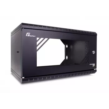 GETFORT ECO v3 19 inch 4U 520x340 Sieninis Stovo Spintelė Juoda