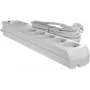 Getfort 5P-1.5M-G apsauginis tinklo filtras su 5 lizdais, 1,5 m laidu, pilkas