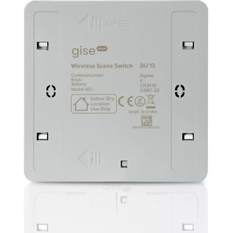 GISE „Smart Scene Button“ Zigbee Tuya GSBT-ZB balta