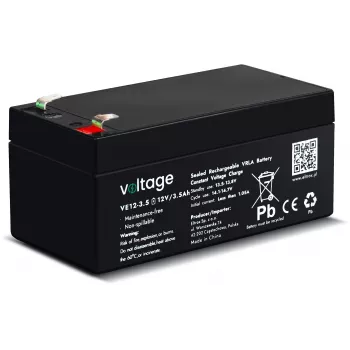 VOLTAGE AGM akumuliatorius 12V 3.5Ah VE12-3.5 (6-9 metų tarnavimo laikas)