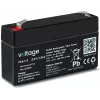 AGM akumuliatorius Voltage 6V 1.2Ah VE6-1.2 (projektuotas tarnavimo laikas 6–9 metai)