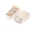GETFORT RJ45 Cat.6 Shielded Connector 8P8C su vielos kreiptuvu (100 vnt.)