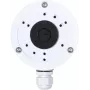 MITON MT-P1280 paviršinio montavimo jungiamoji dėžutė, IP54, pilka (RAL 7035), 128x80x50 mm