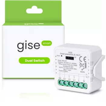 GISE Smart Dual Relay WiFi modulis Tuya GDS-WF