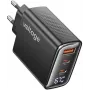 “Voltage GaN Charger 67W PD 3.0 QC 4.0 USB-A 2x USB-C Digital Display Black”