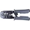 Getfort Network Cable Crimper 8P8C/RJ-45, 6P6C/RJ-12, 6P4C/RJ-11 su įmontuotu testeriu