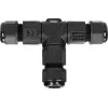 ORNO OR-AE-13602 T formos kabelio jungtis IP68, 3x4mm², 450V/25A, juoda