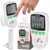 VIRONE EM-4 Vienfazis Elektros Skaitiklis su LCD Ekranu, 16A, 3680W, Schuko Kištukas