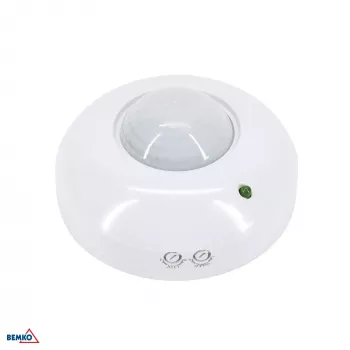 BEMKO PIR judesio jutiklis 1200W 360° baltas