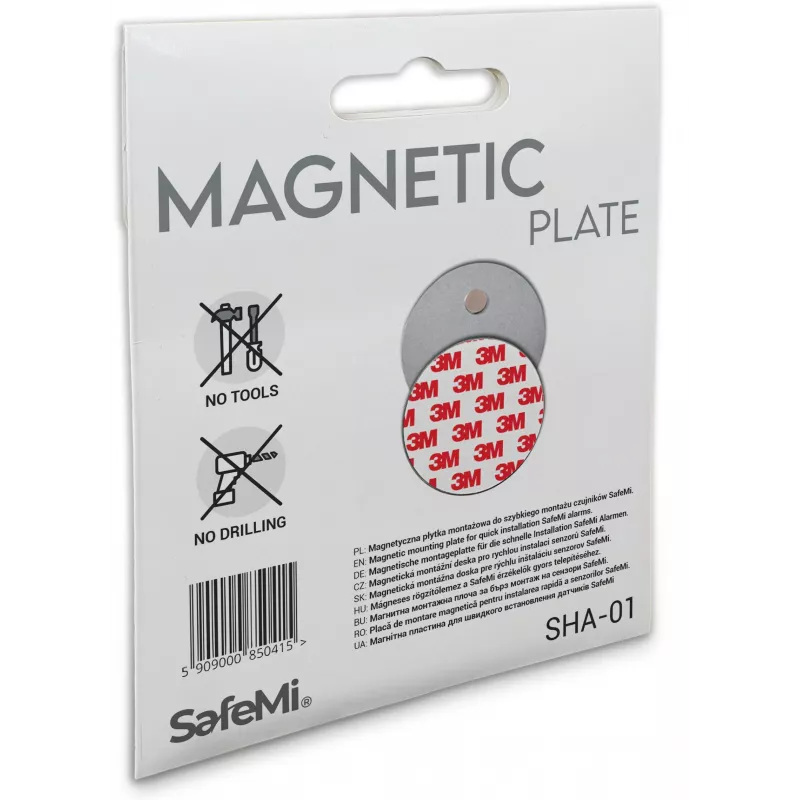 SAFEMI Magnetiniai tvirtinimo diskai dūmų ir CO detektoriams SHA-01