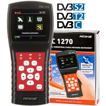 INVERTO Combo Meter AMIKO TSC-1270 (DVB-S/S2 + DVB-T/T2/C)
