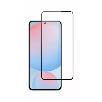 SCREENOR Grūdinto stiklo apsauga Samsung Galaxy S25 FE, pilnas dengimas, 9H kietumas, 0,33 mm, oleofobinė danga, be burbuliukų, 1 vnt.
