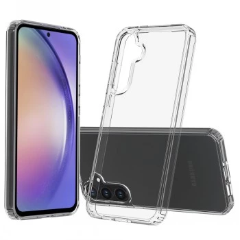 SCREENOR Bumper Case, skirtas Samsung Galaxy A55 5G, permatomas