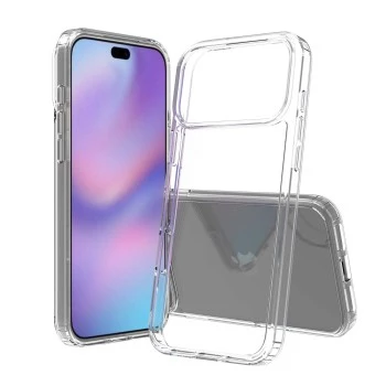 Screenor buferinis dėklas, skirtas Apple iPhone 17 Pro Max, permatomas