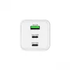GRATEQ HALTI GaN PD/PPS 2xUSB-C/1xUSB-A 100W sieninis įkroviklis juodas